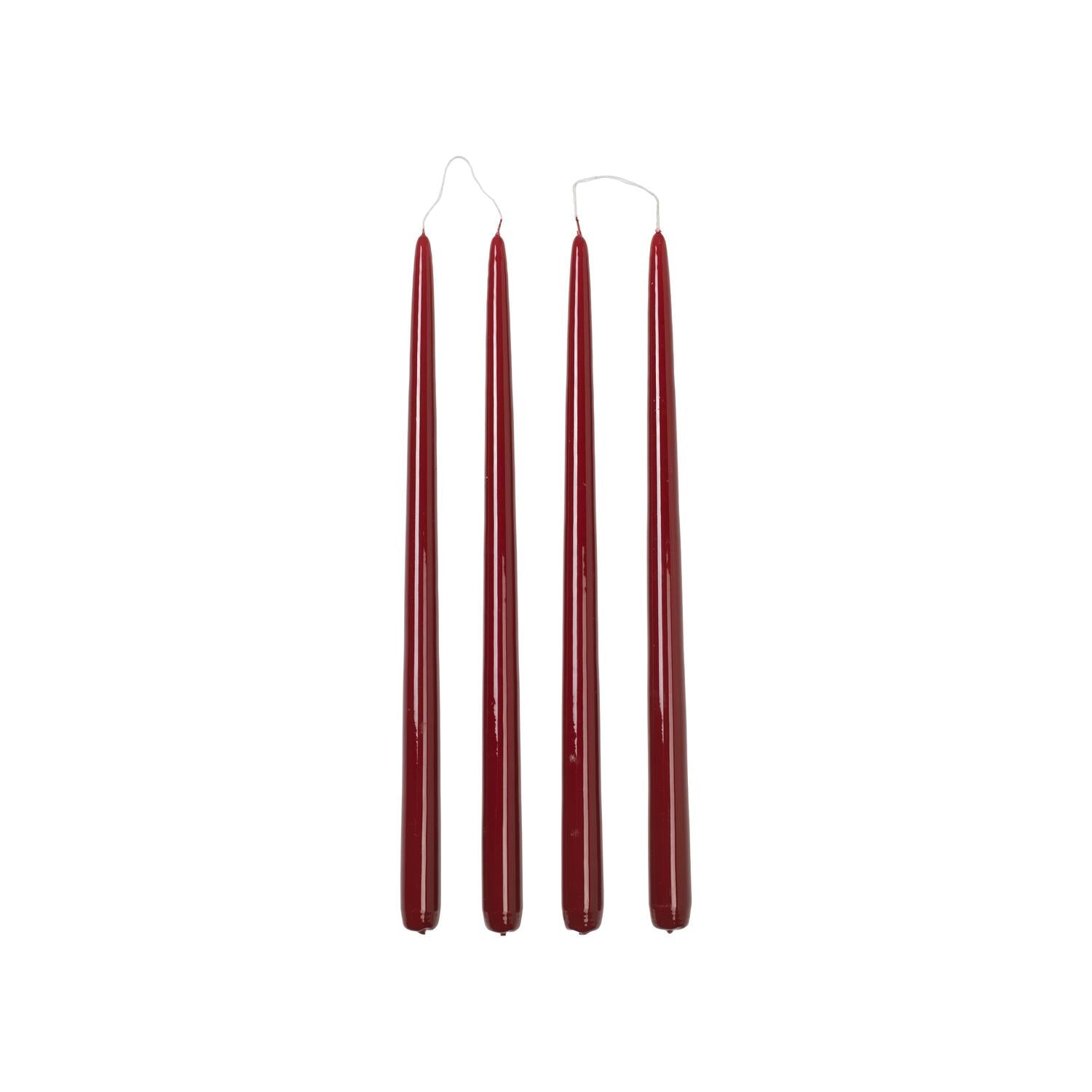 Smooth Glossy Kronelys - Burgundy